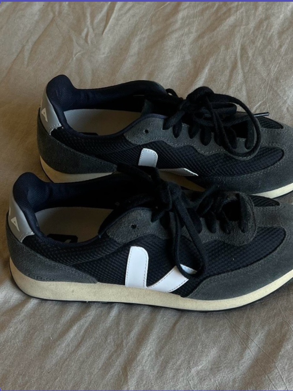 Veja Black and White Women's Sneakers